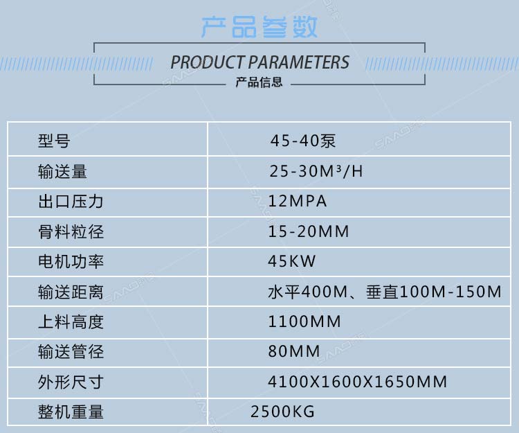 二次構(gòu)造混凝土輸送泵